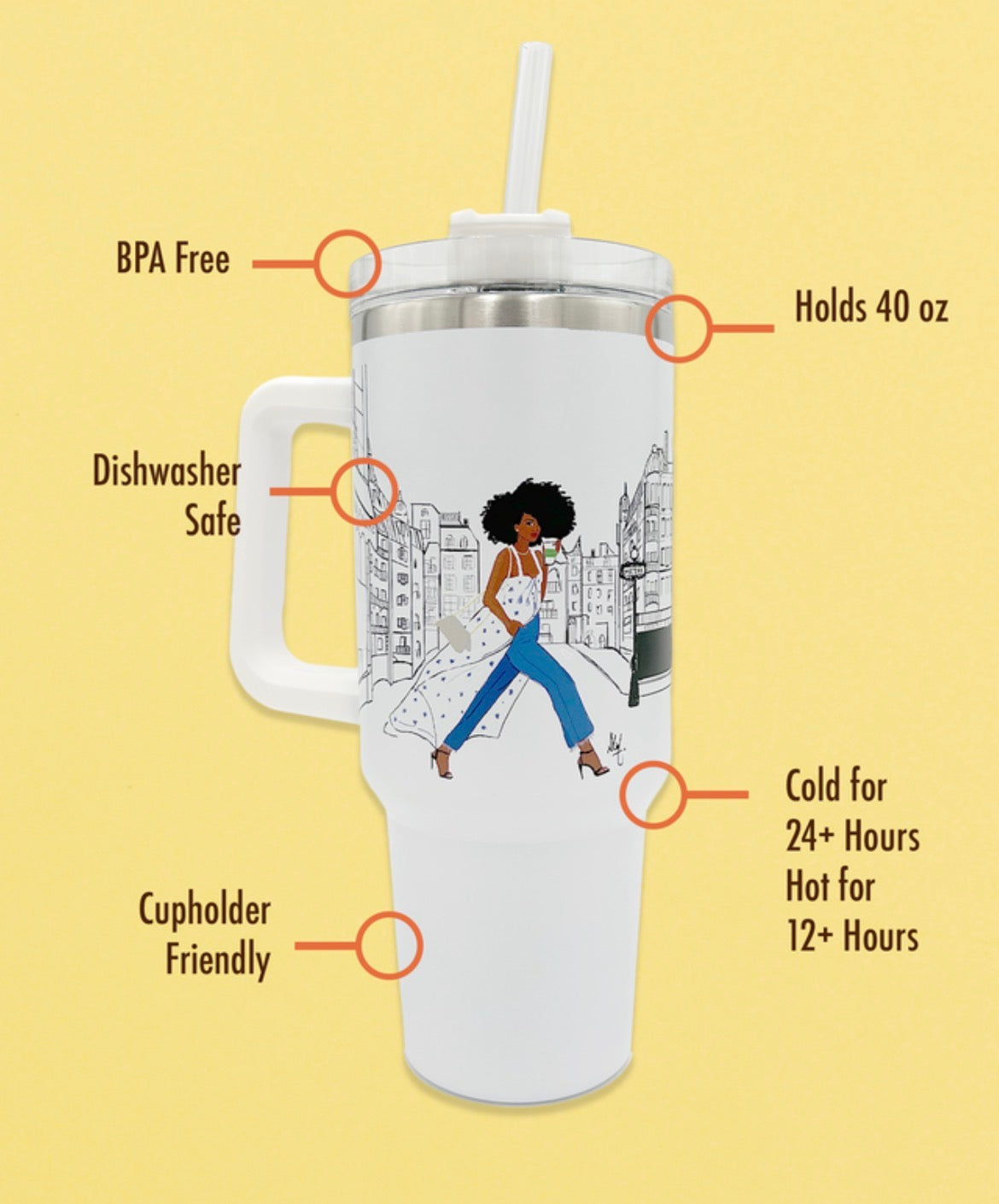 Tote Bag and Tumbler SET - Keepin it Moving