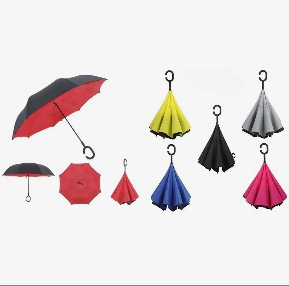 Reverse Umbrella, stand up to dry