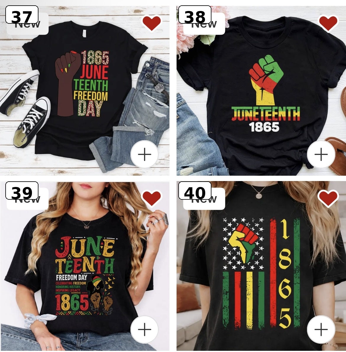 Juneteenth Tshirts - Group 2 of 3