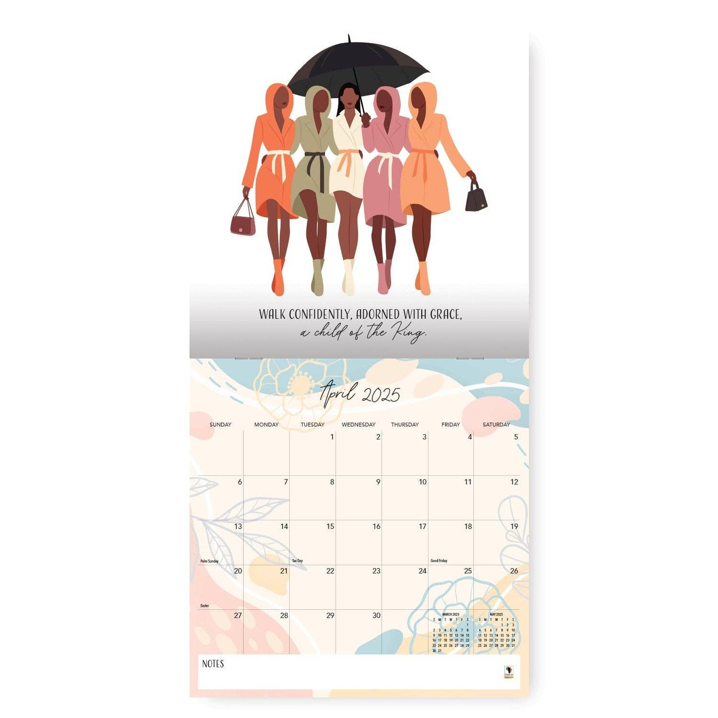 2025 Calendar - Women Who Walks with God