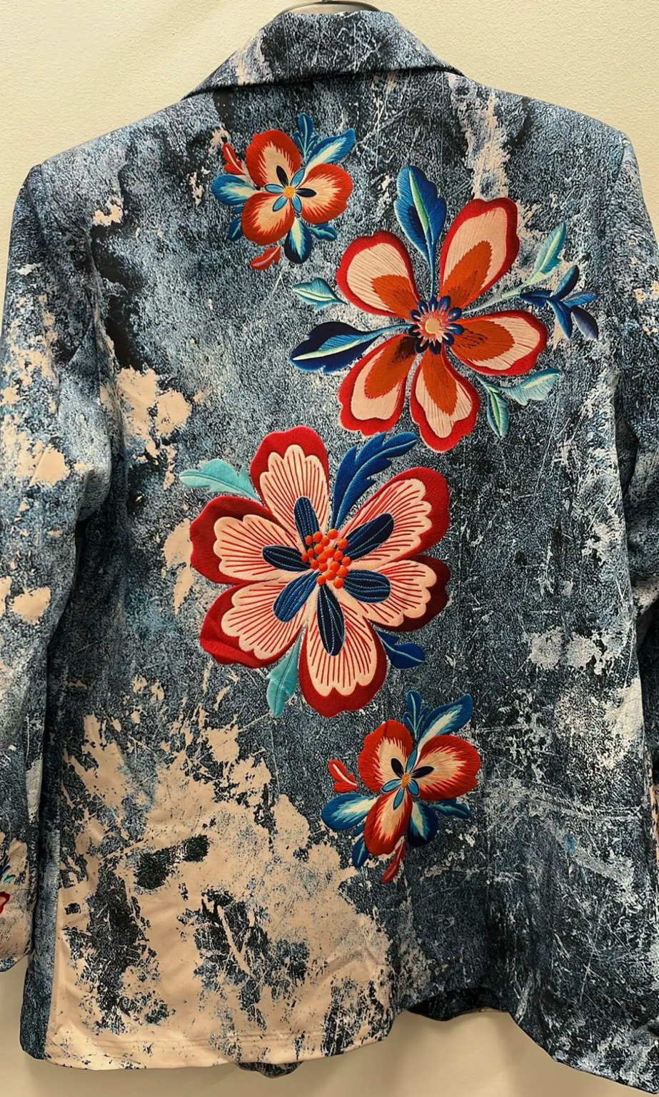 Blazer - Denim Floral