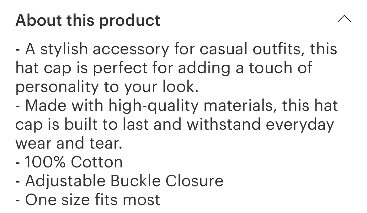 Cap - BCA0327 - Believe