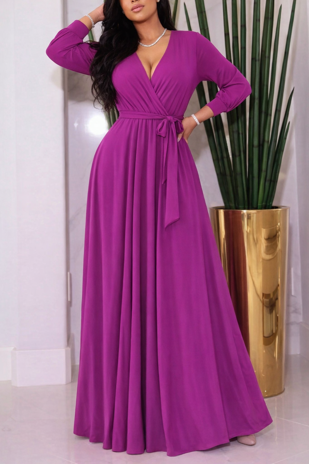 Maxi Wrap Dress