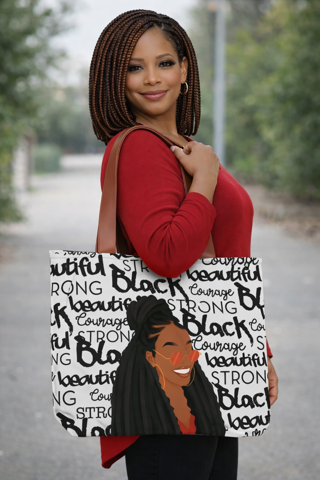 Tote Bag (only) - Canvas - Black n Beautiful