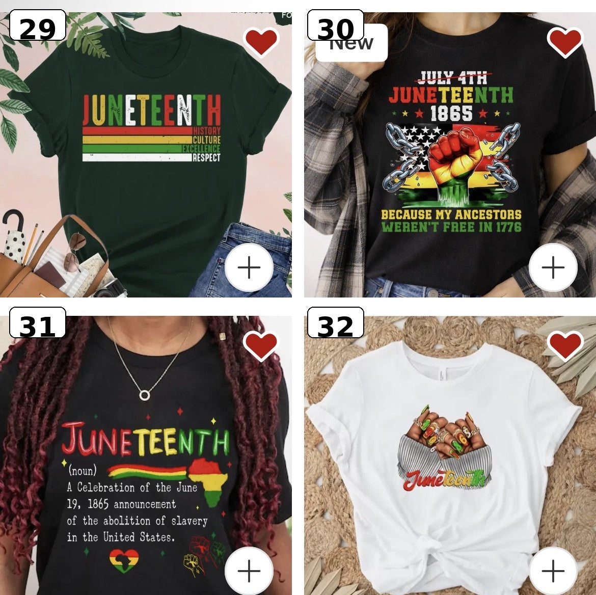 Juneteenth Tshirts - Group 2 of 3