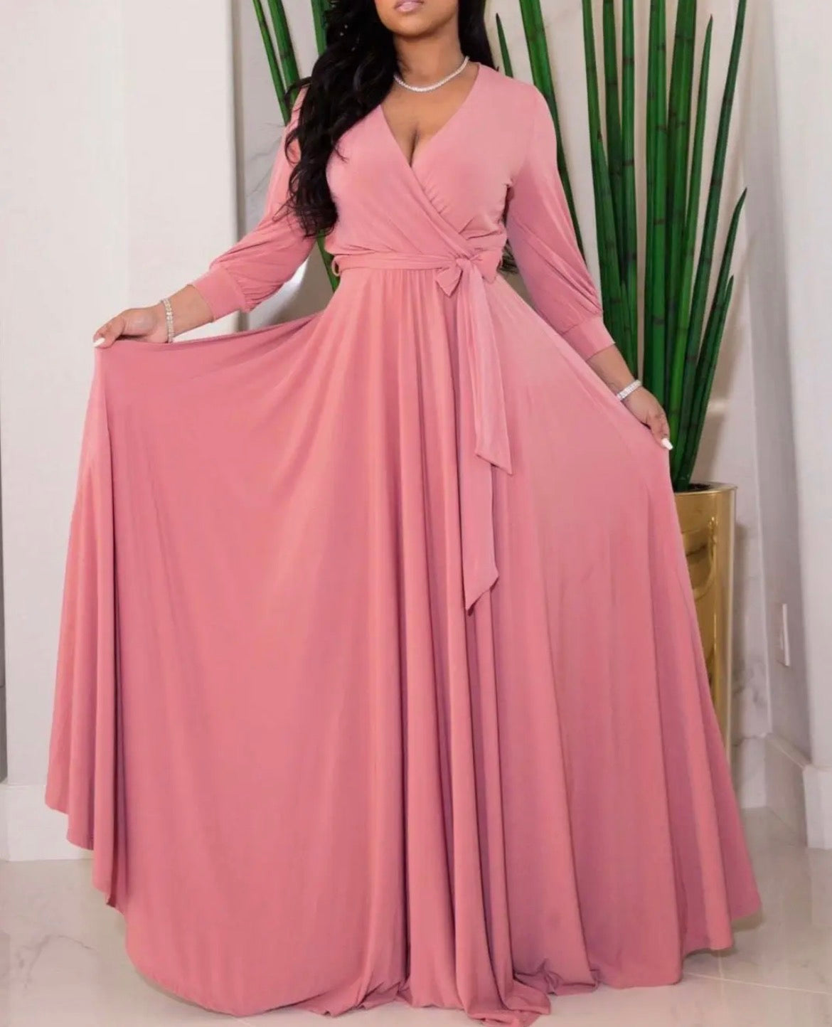 Maxi Wrap Dress