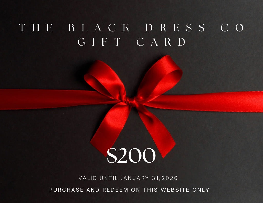 Holiday Gift Card - The Black Dress Co