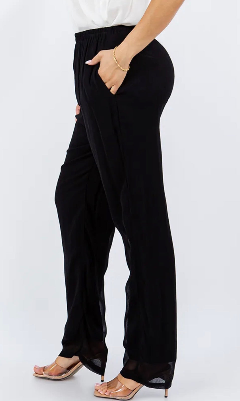 Basics - Pant, Double Layer Chiffon