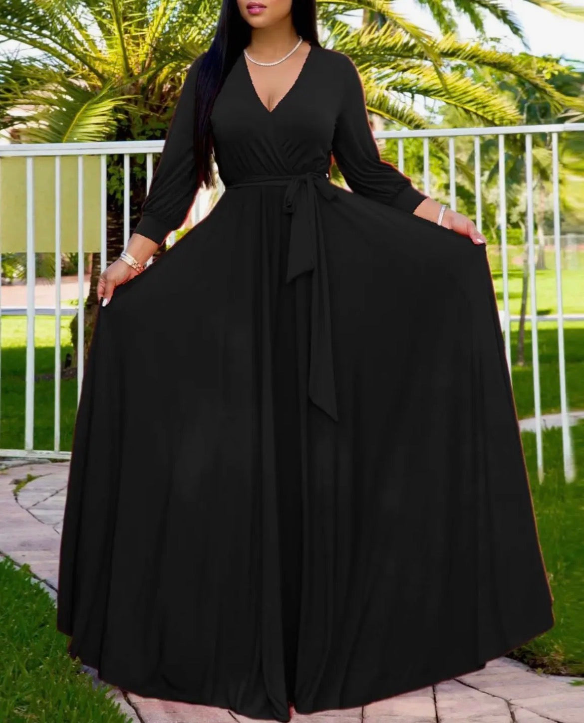 Maxi Wrap Dress
