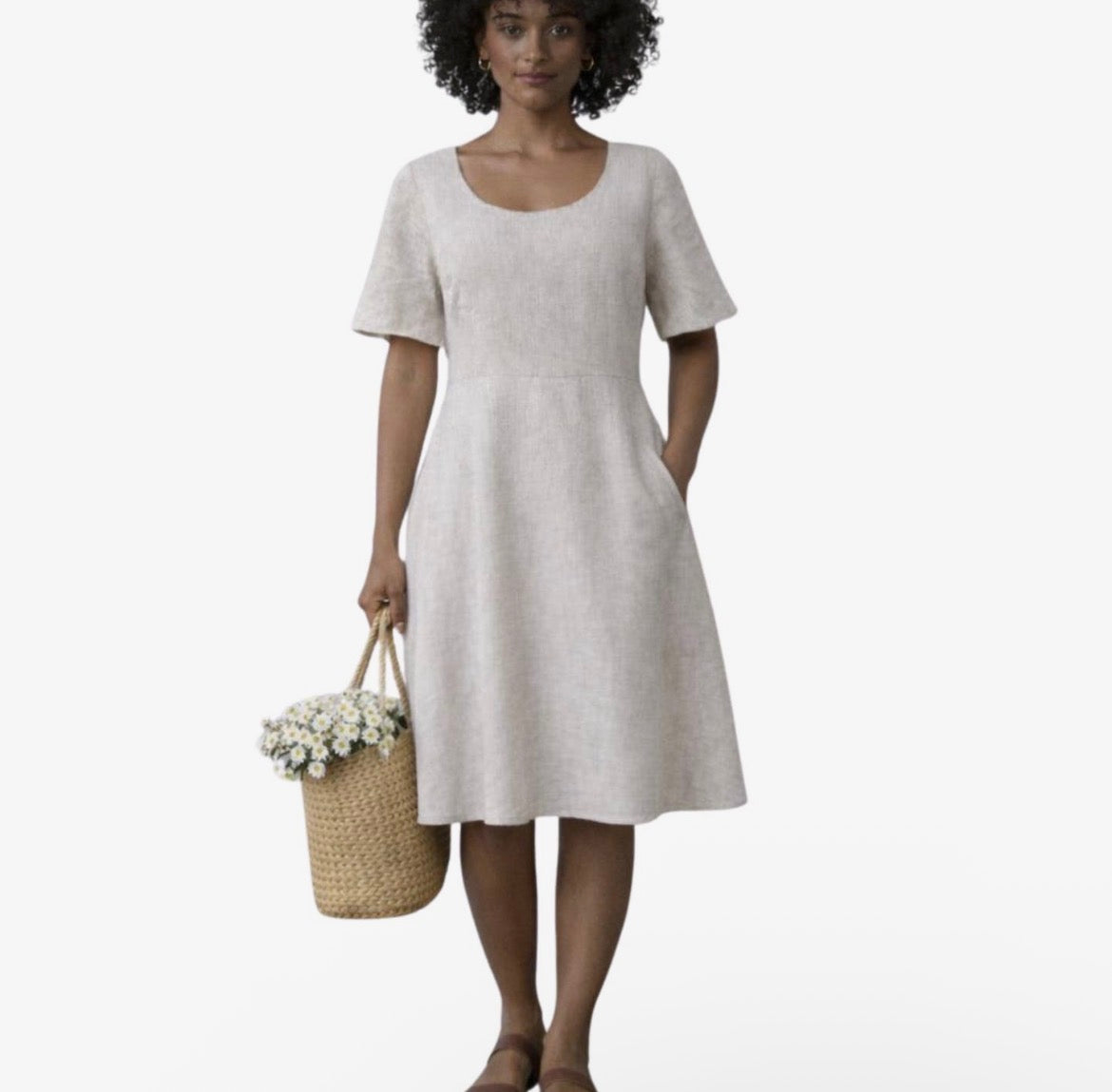 Linen Aline Dress