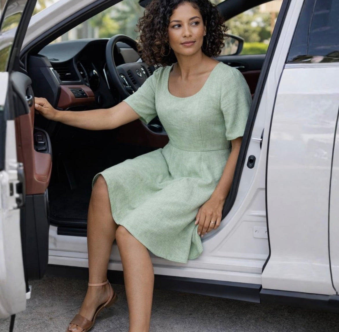Linen Aline Dress
