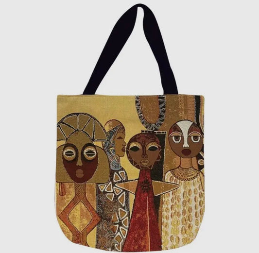 Ethnic Tapestry Canvas Bag