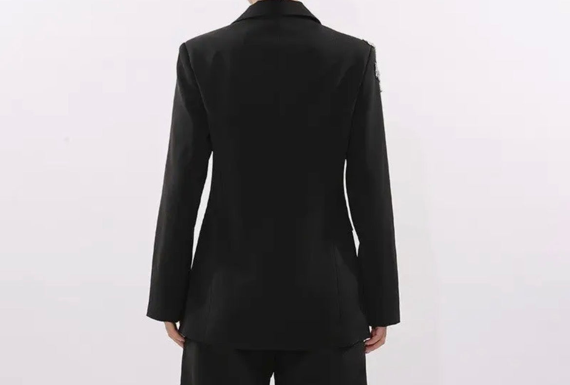 Blazer - Heavy Rhinestone,Slim Fit