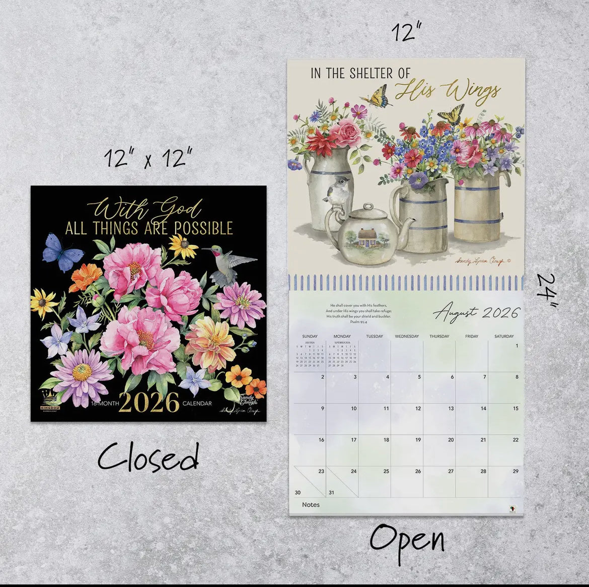 2026 Calendar - All Things Are Possible