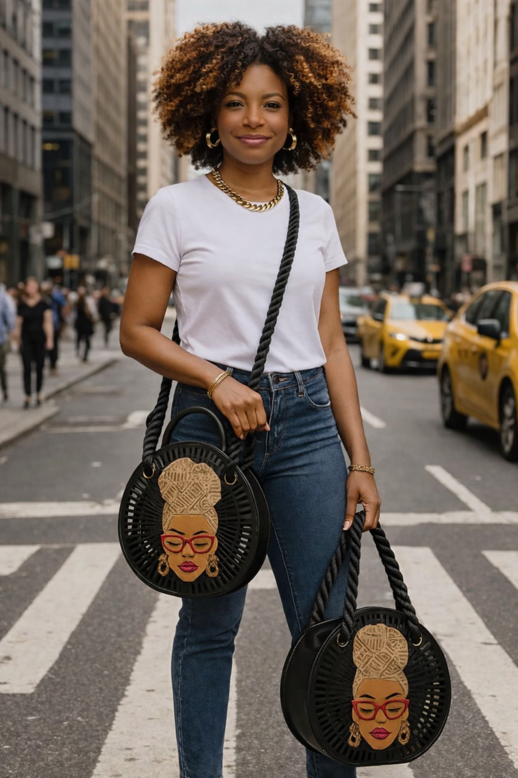 Handcrafted Wood Handbag