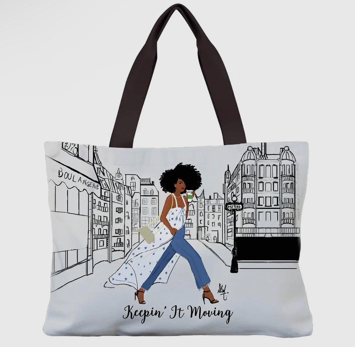 Tote Bag (only) - Canvas - Keepin it Moving
