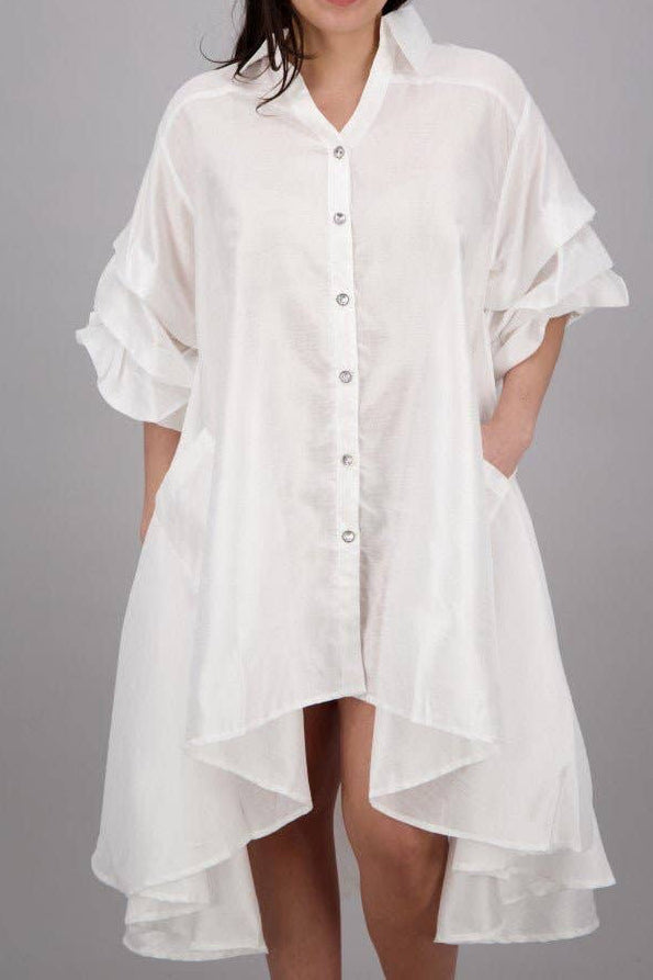 ALine Tunic Shirt Dress , One Size Fits Most
