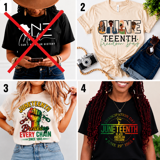 Juneteenth Tshirts - Group 1 of 3