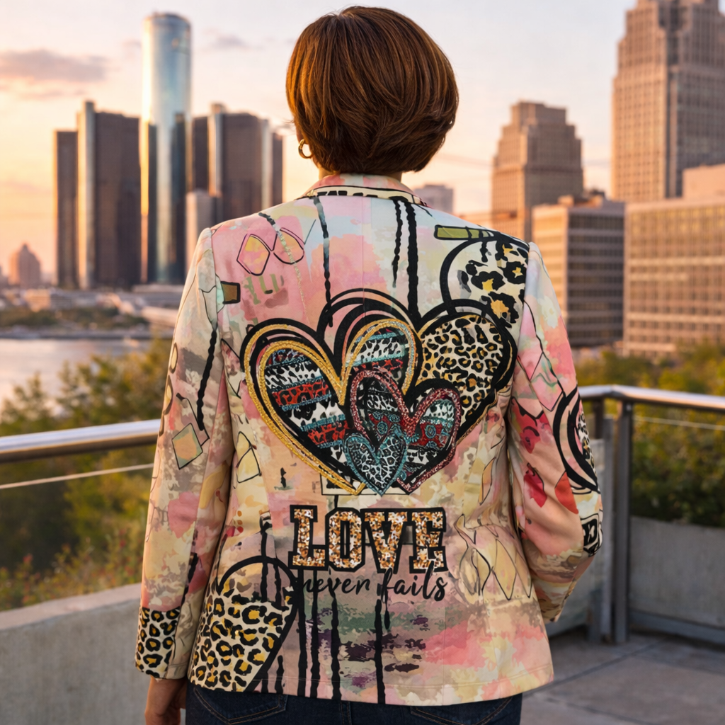 Blazer - Italian Pink Heart
