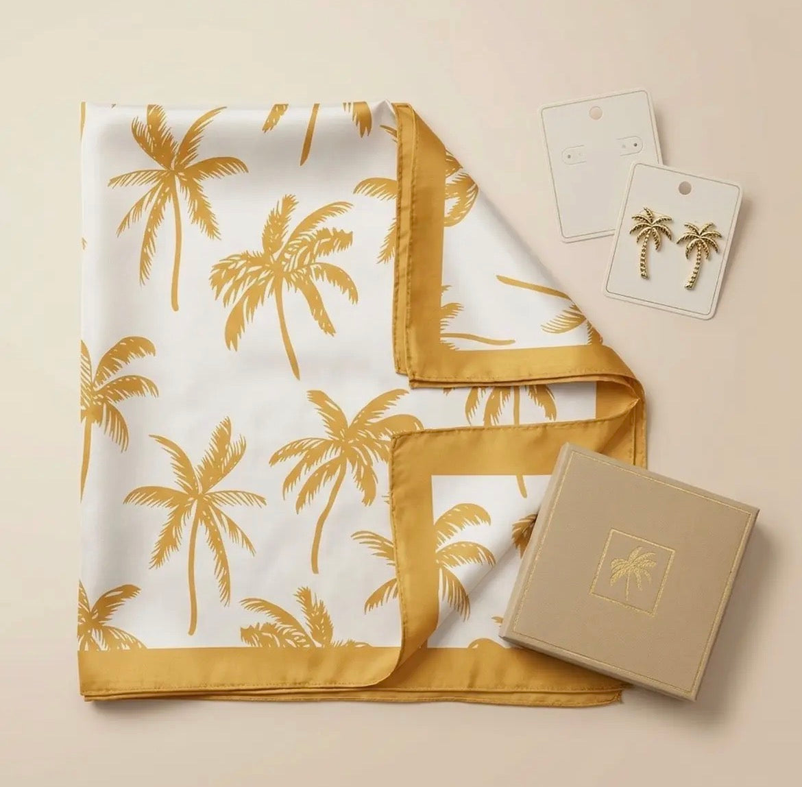 Silky Square Scarf (Set of 3)