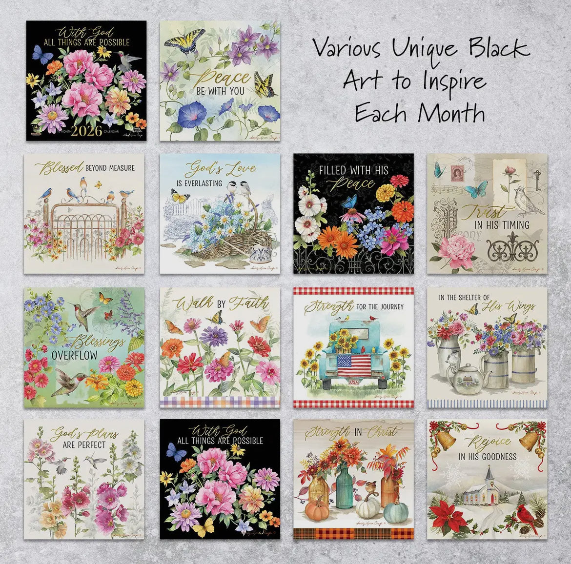 2026 Calendar - All Things Are Possible