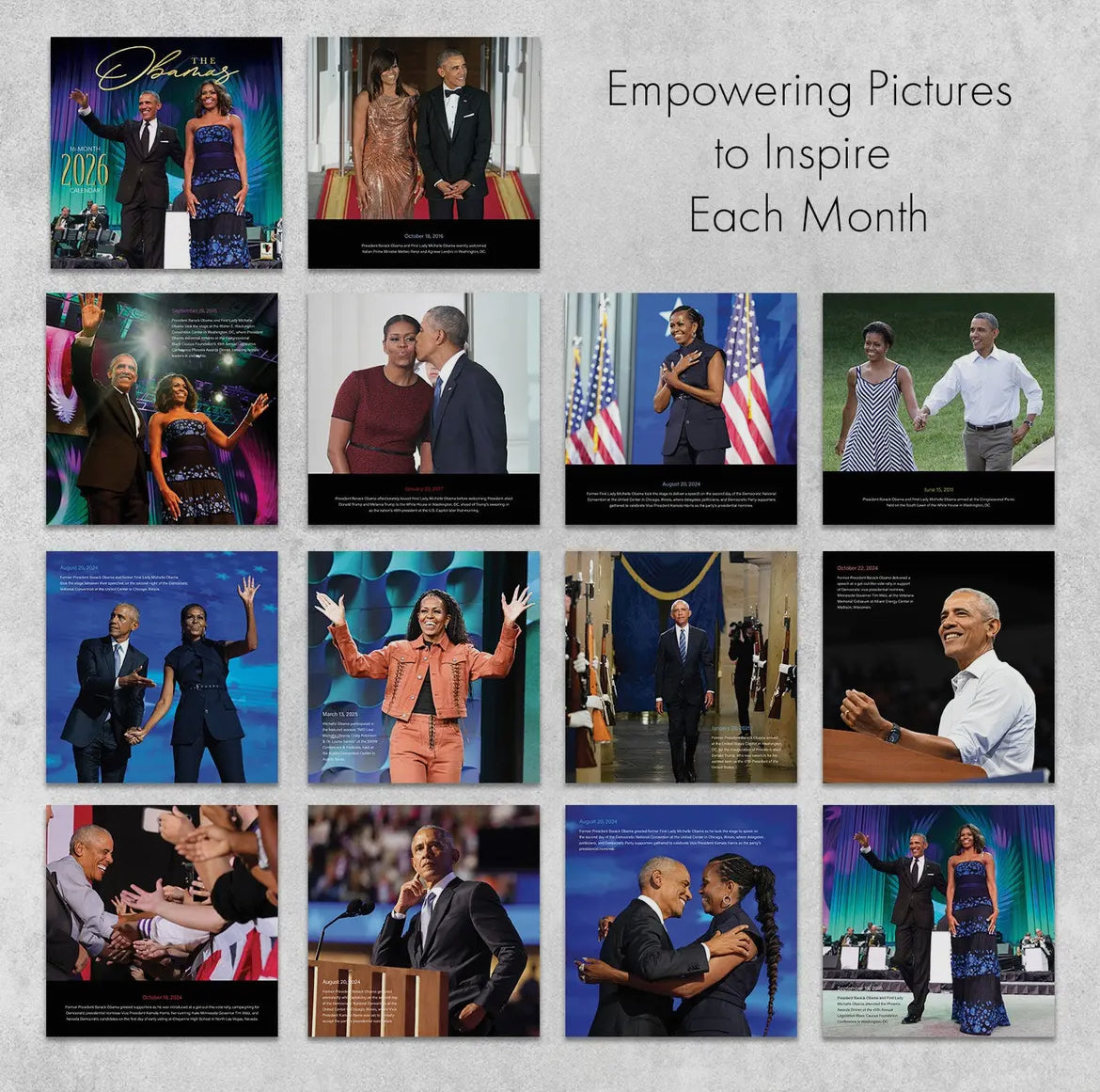 2026 Calendar - The Obamas