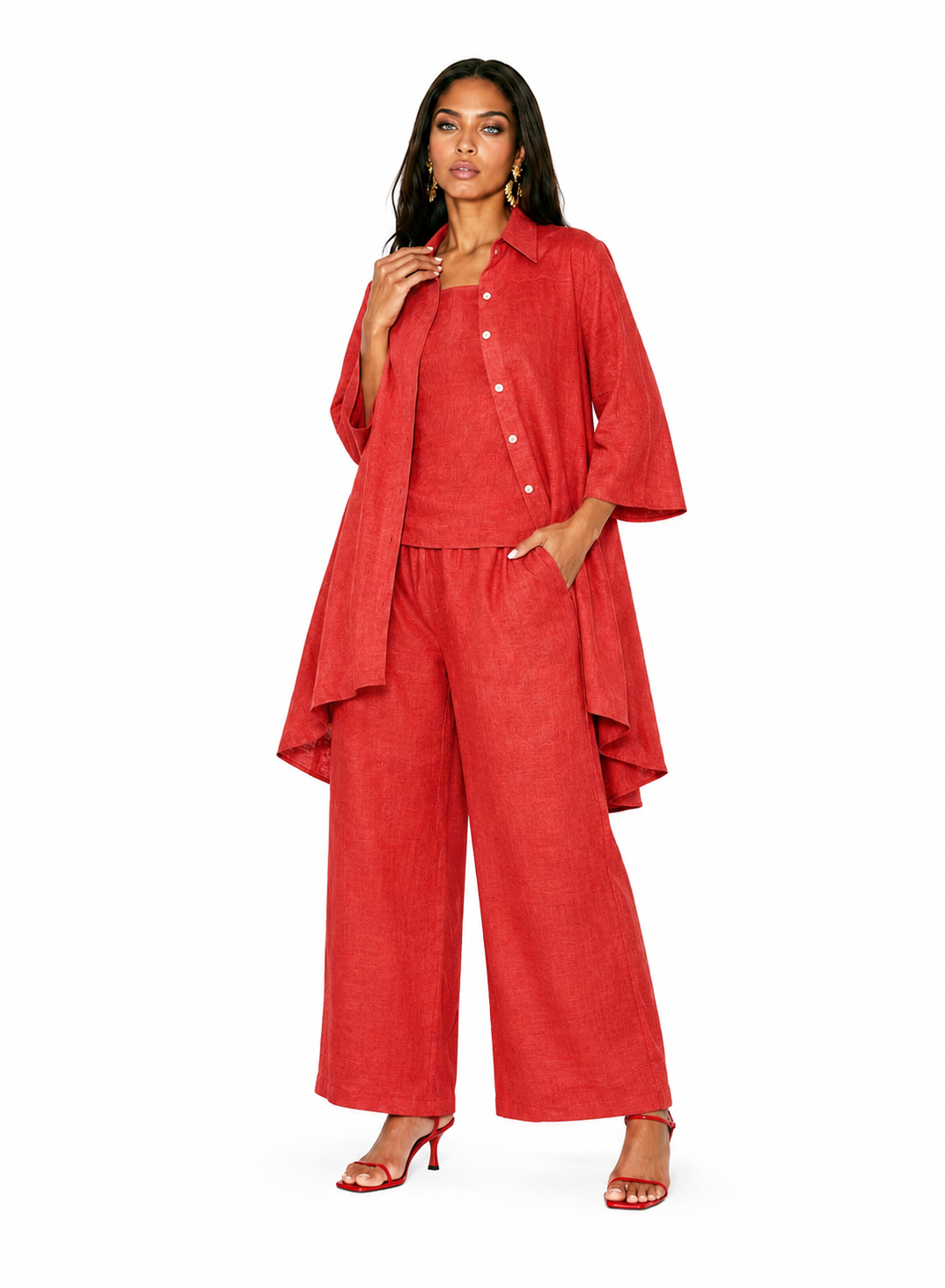 3pc Top, Cami and Skirt SET