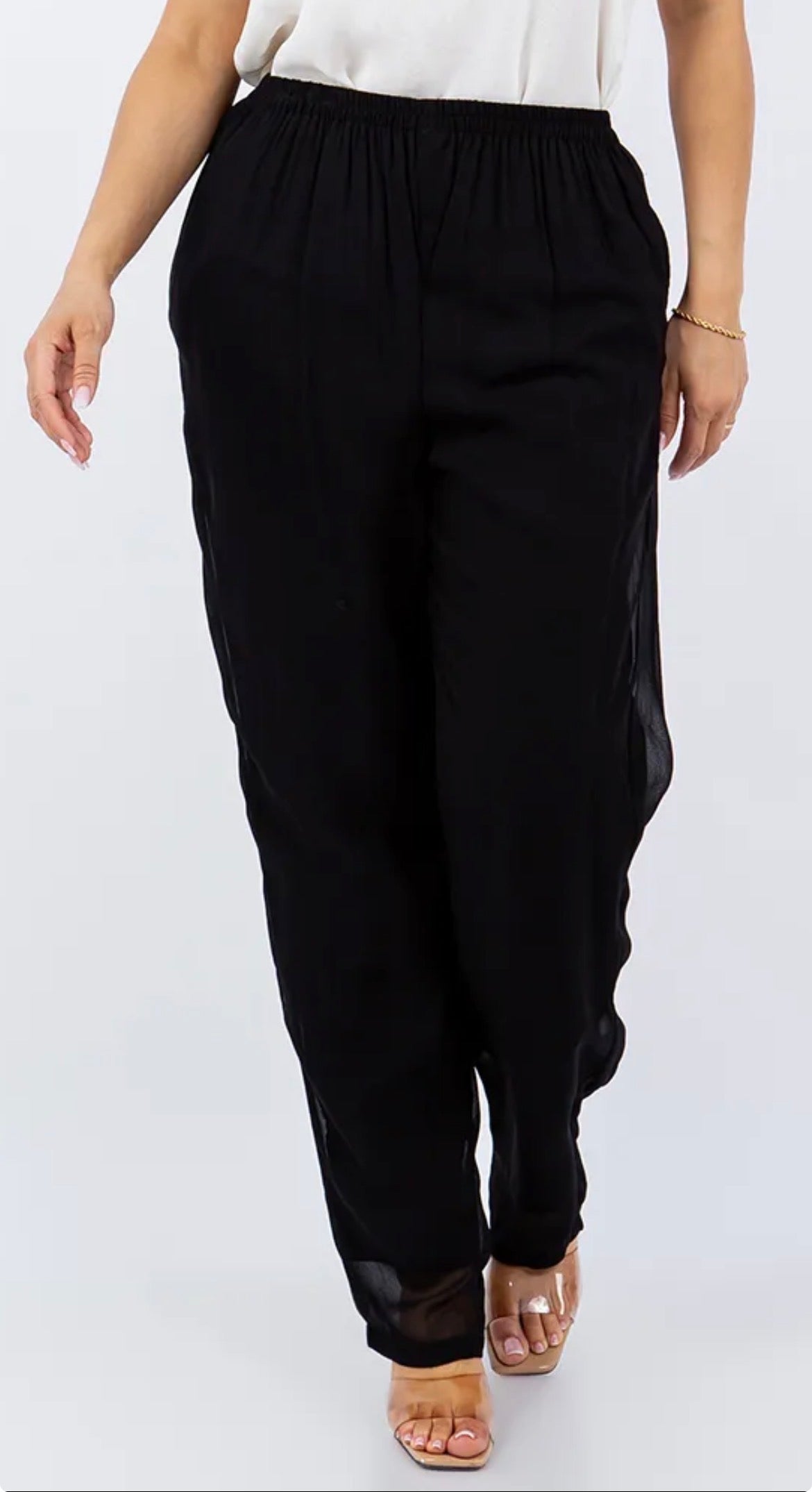 Basics - Pant, Double Layer Chiffon