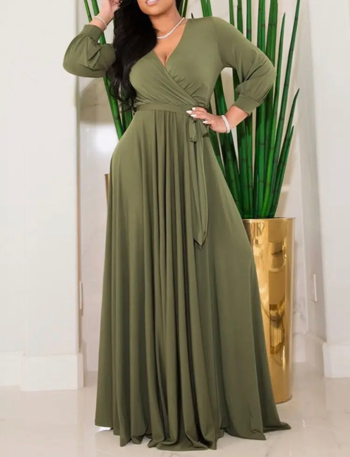Maxi Wrap Dress