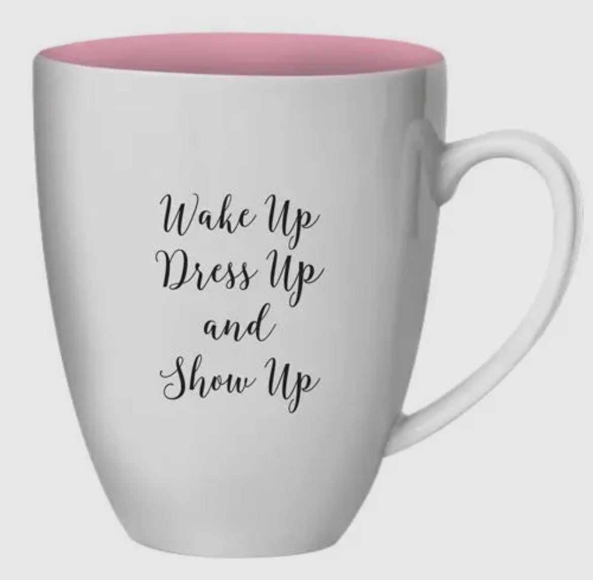 Tote Bag and Mug SET - Canvas - Wake, Dress, Show