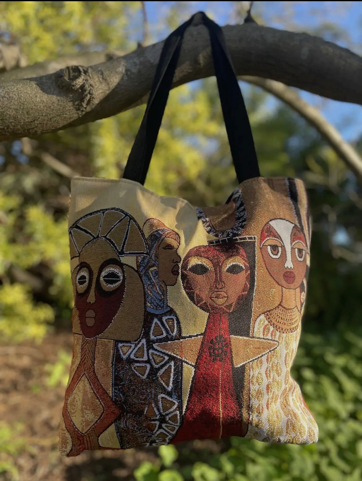 Ethnic Tapestry Canvas Bag