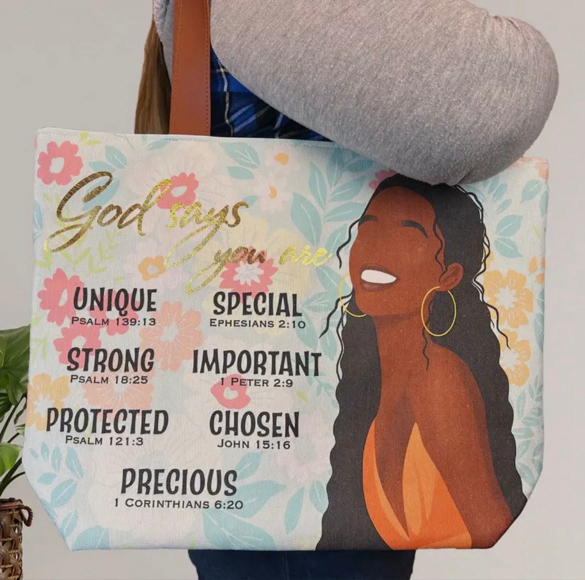 Tote Bag (only) - Canvas - God Says