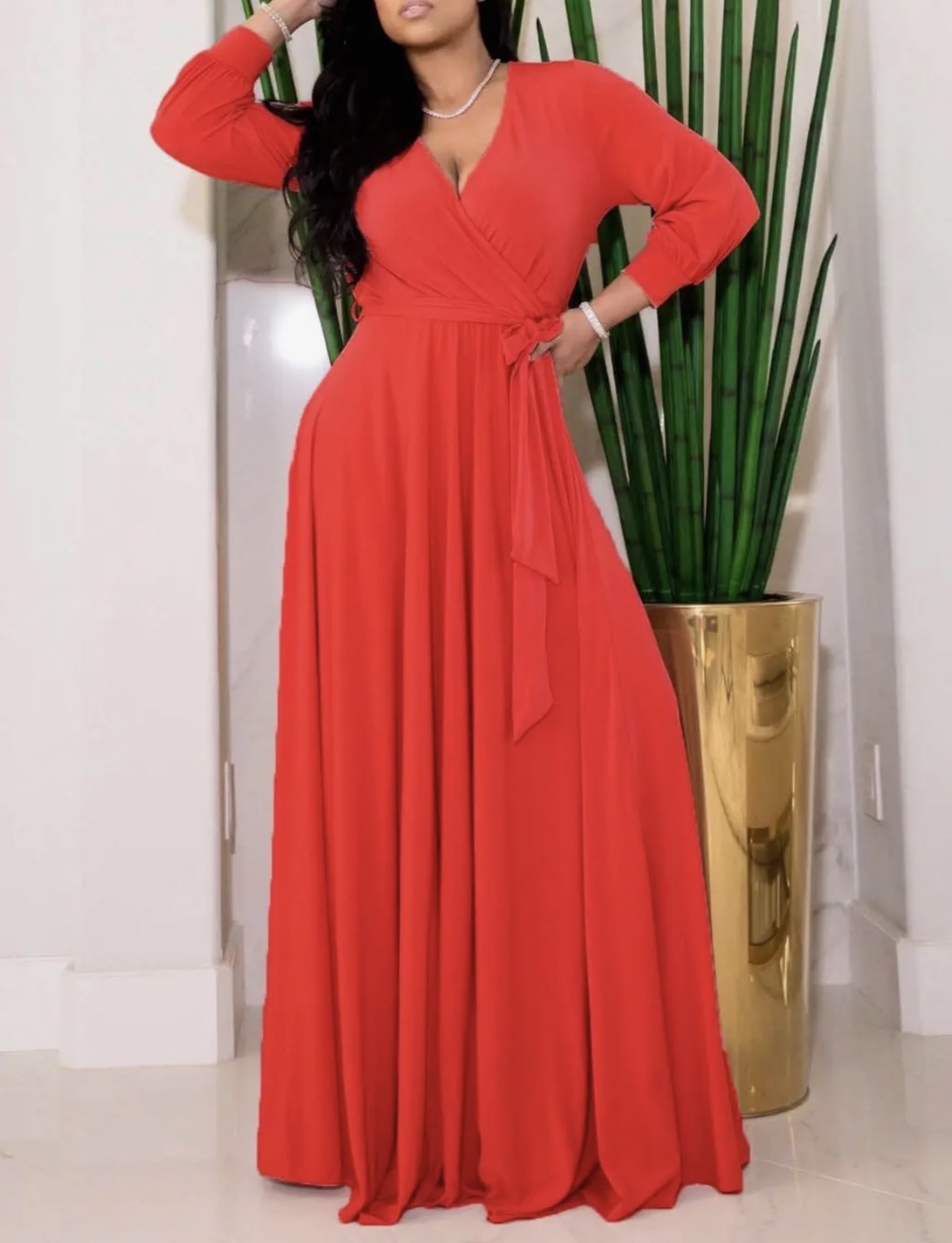 Maxi Wrap Dress