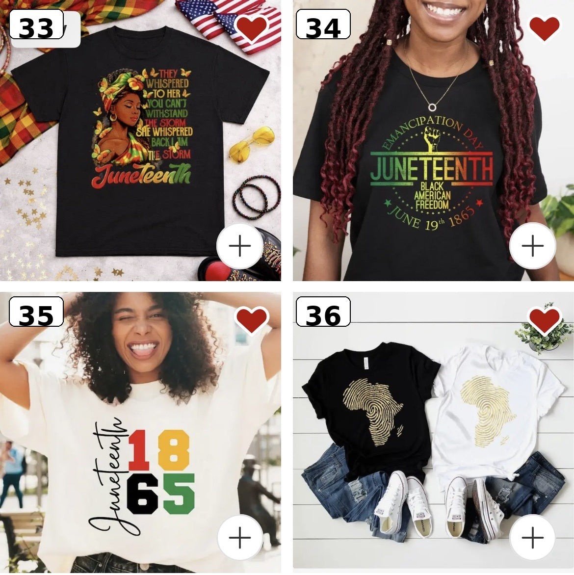 Juneteenth Tshirts - Group 2 of 3