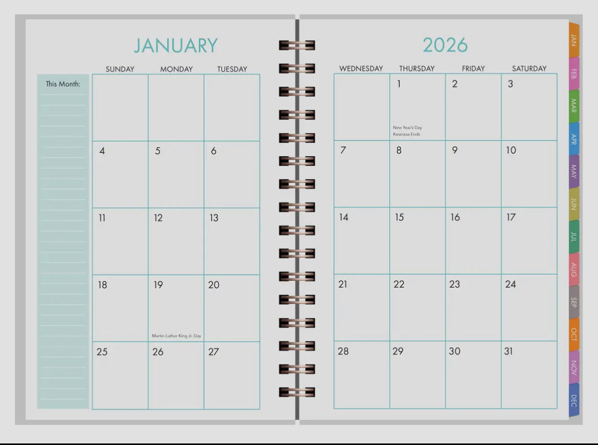 2026 Weekly Planner - Sister Friends