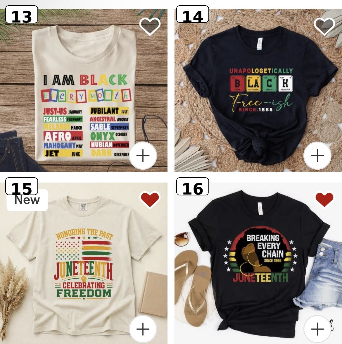Juneteenth Tshirts - Group 1 of 3