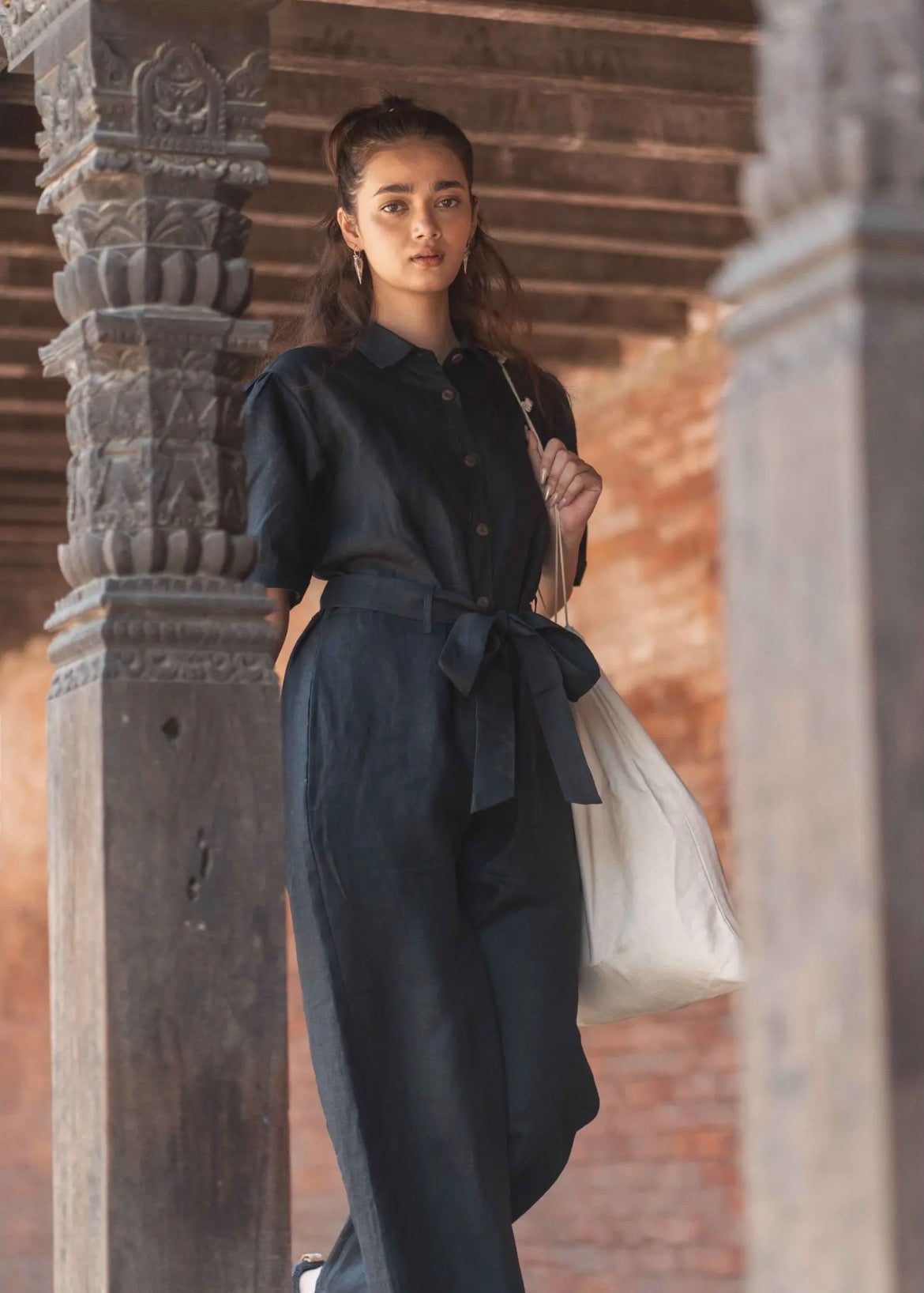 Custom Linen Jumpsuit