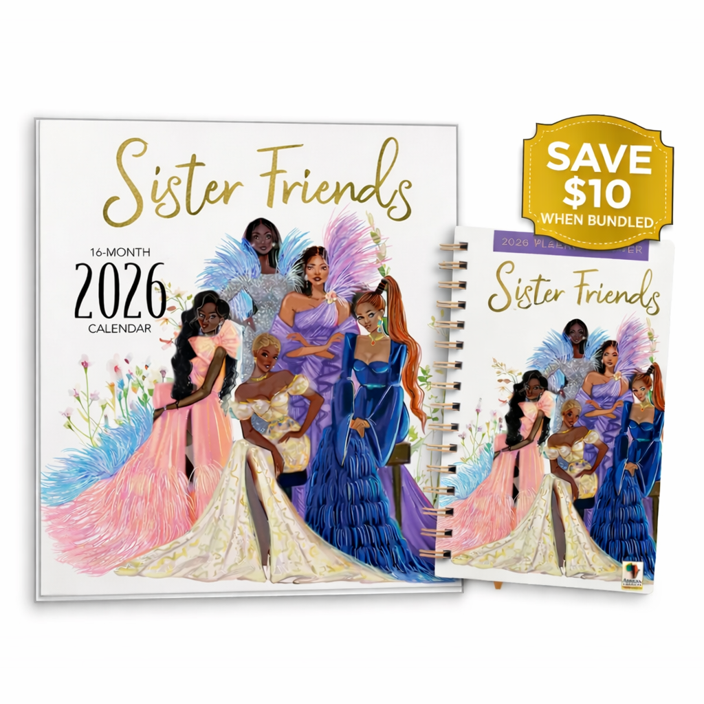SET - 2026 Wall Calendar & Planner, Sister Friends