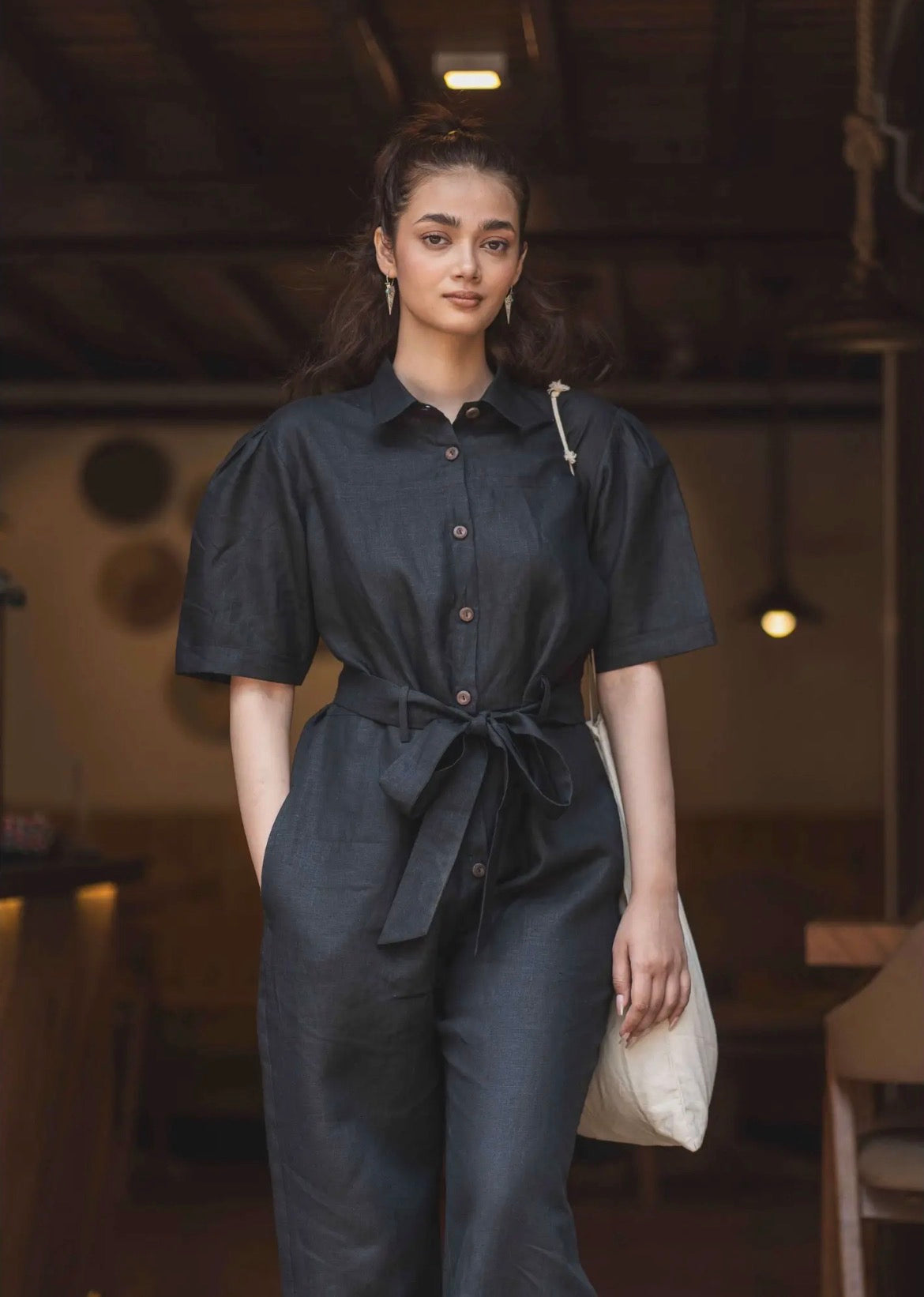 Custom Linen Jumpsuit
