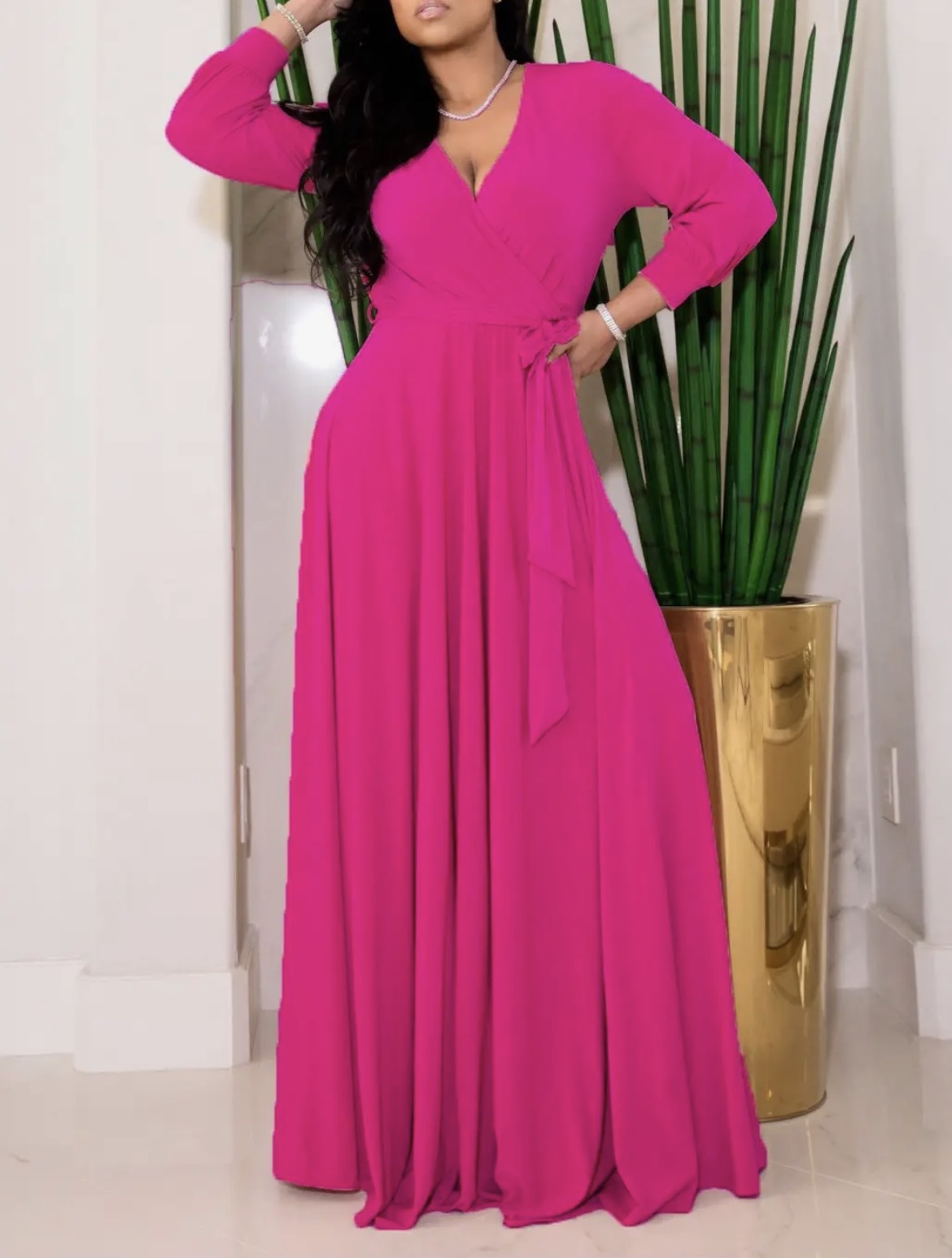 Maxi Wrap Dress