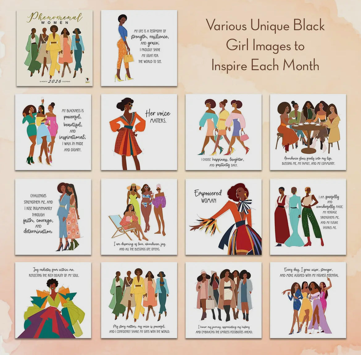 2026 Calendar - Phenomenal Women