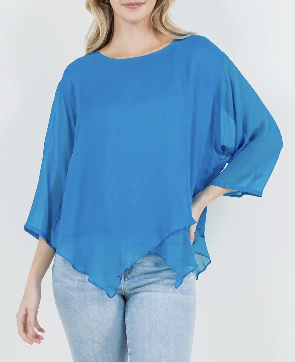 Basics - V Layer Top, Chiffon