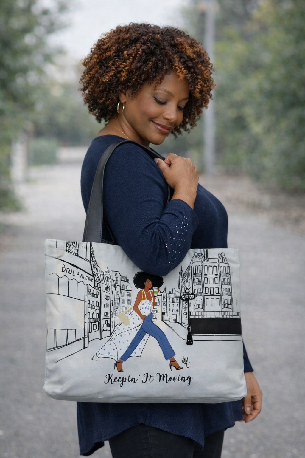 Tote Bag (only) - Canvas - Keepin it Moving