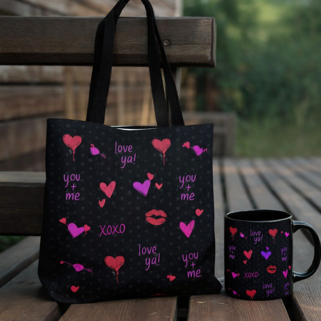Valentine Tote and Mug SET