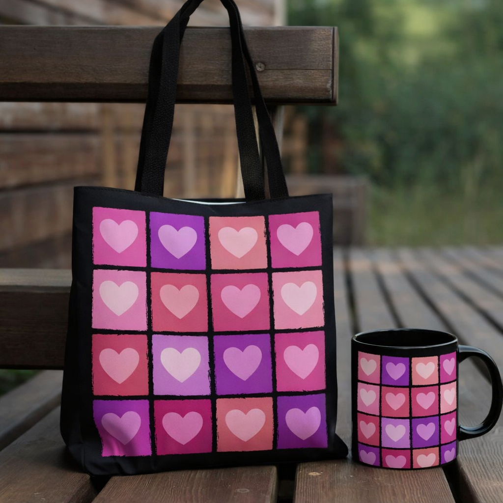 Valentine Tote and Mug SET