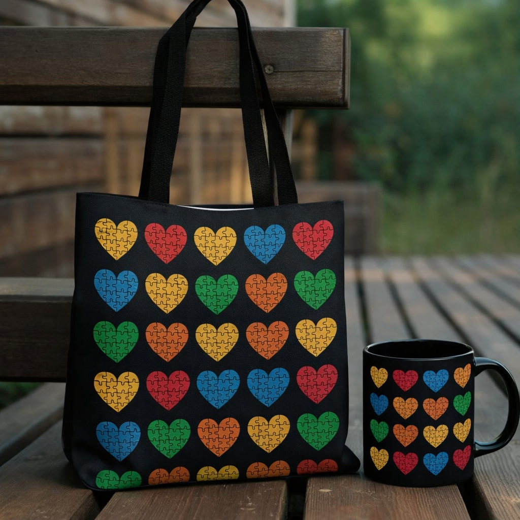 Valentine Tote and Mug SET
