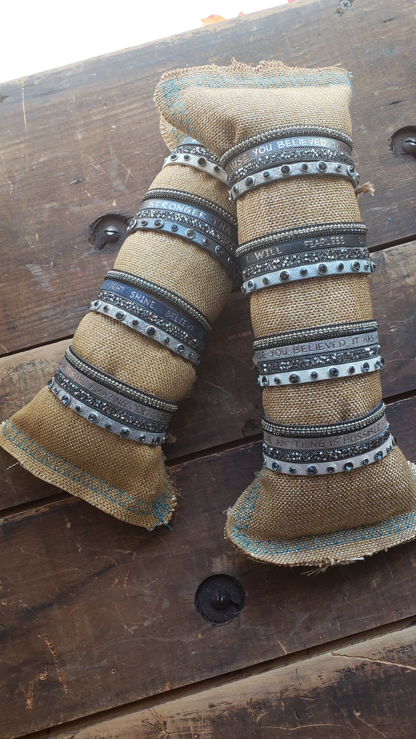 Inspirational Bracelet with magnetic closure